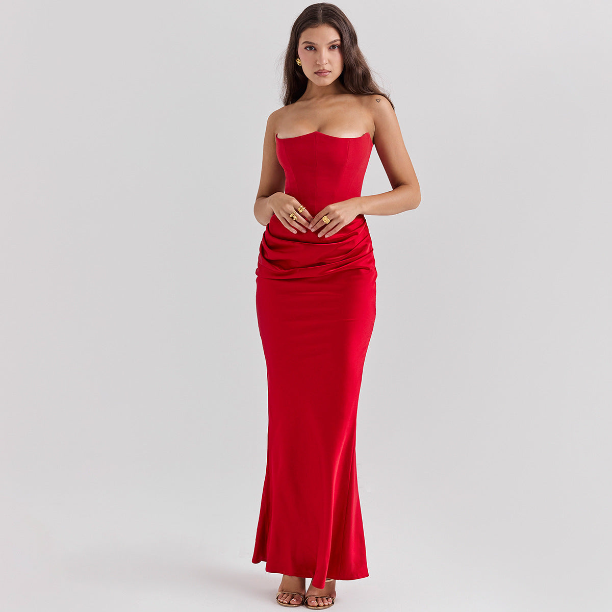 Sculpted Tube Gown