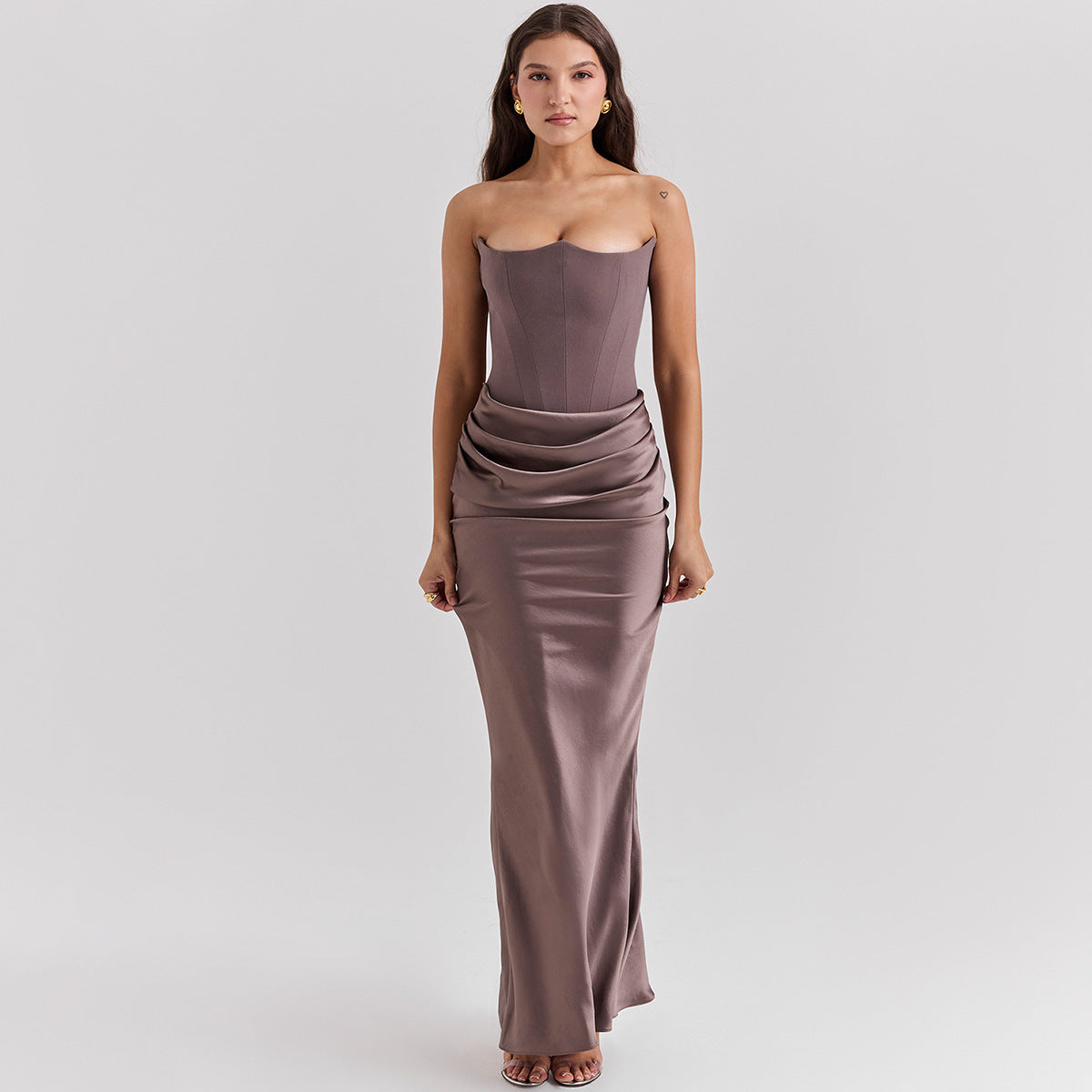 Sculpted Tube Gown