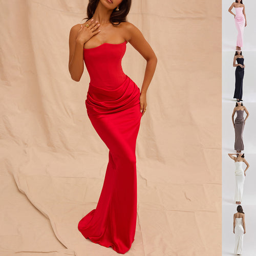Sculpted Tube Gown